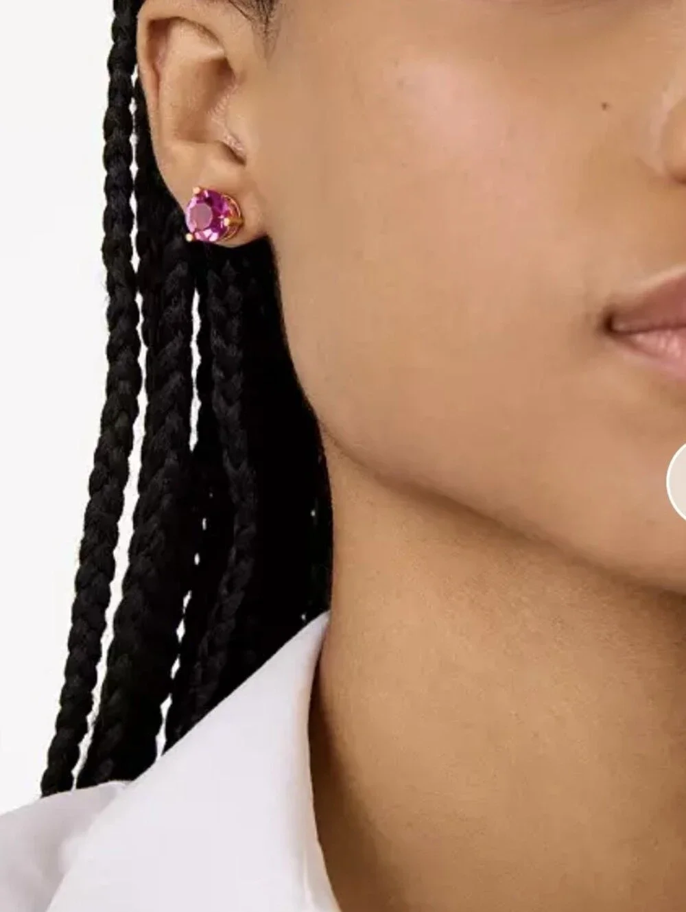 NWT! Kate Spade Rise And Shine Studs Earrings Fuchsia